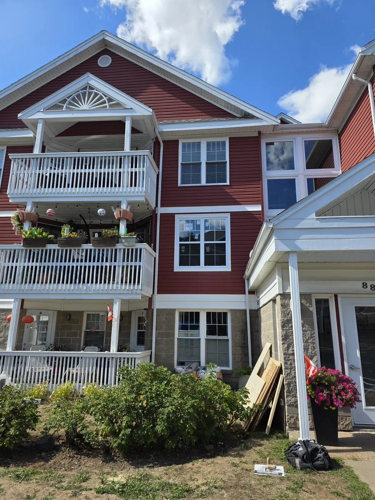 Completed high-access exterior repair work